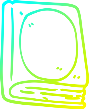 Bir insan tarafından çizilmiş eski bir çizgi roman.