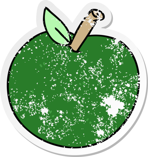 Bir insan tarafından çizilmiş, garip bir el çiziminin sıkıntılı çıkartması.