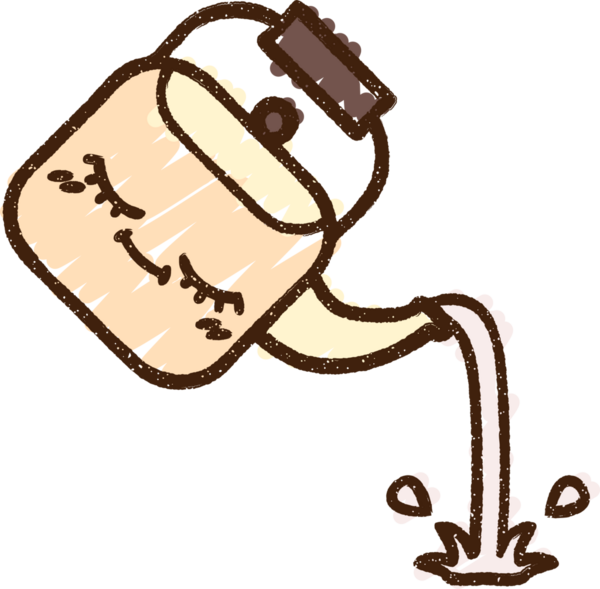 Bir insan tarafından çizilen Çaydanlık Tebeşiri