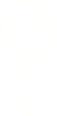 Bir insan tarafından çizilen Büyüteç Tebeşir Çizimi