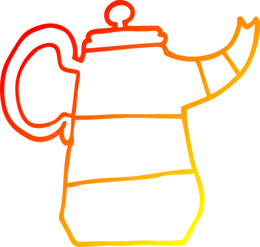 Bir insan tarafından çizilmiş eski bir karikatür çizimi.