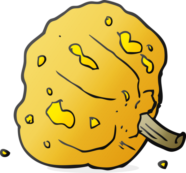 Bir insan tarafından çizilmiş serbest çizgi film kabağı.