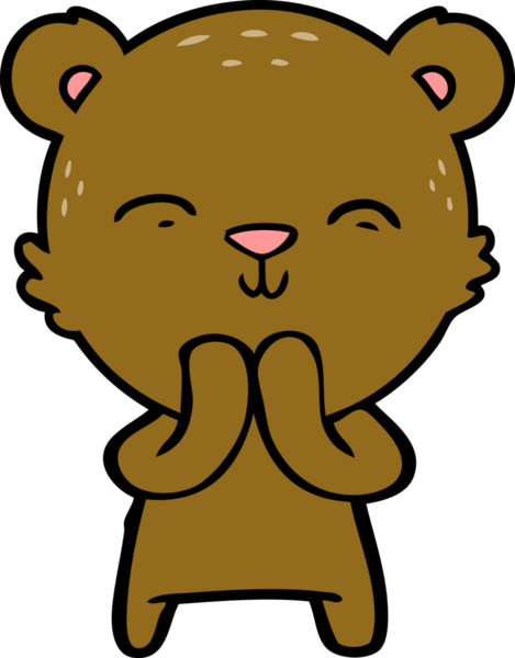 Bir insan tarafından çizilmiş bir çizgi film karakteri.