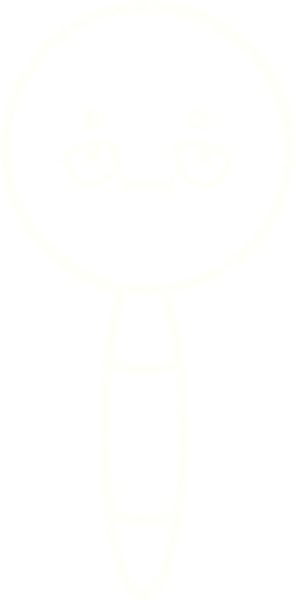 Bir insan tarafından çizilen Büyüteç Tebeşir Çizimi