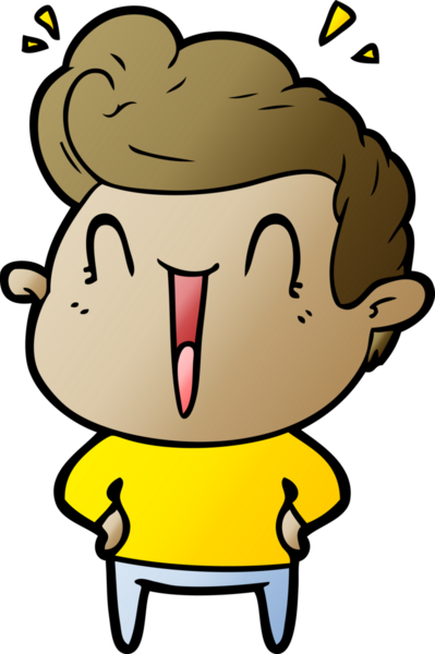 Bir insan tarafından çizilmiş heyecanlı bir çizgi film.