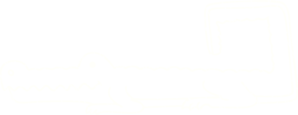 Bir insan tarafından çizilen Timsah Tebeşiri