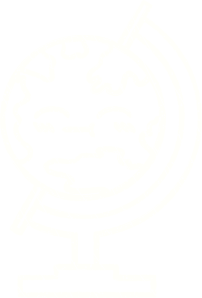 Bir insan tarafından çizilmiş Coğrafya Küre Tebeşiri