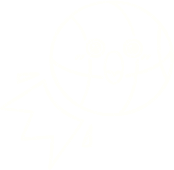 Bir insan tarafından çizilmiş basketbol tebeşiri.