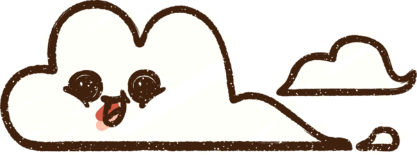 Bir insan tarafından çizilen Bulut Tebeşiri