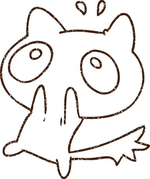 Bir insan tarafından çizilen Kedi Kömürü