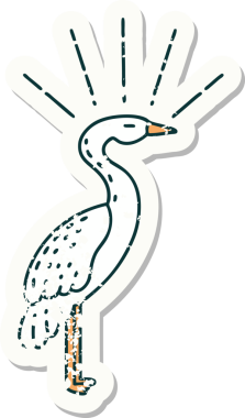 Bir insan tarafından çizilmiş eski bir dövme stili.