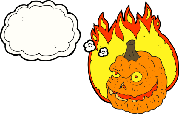 Bir insan tarafından çizilmiş serbest çizilmiş balkabağı karikatürü.