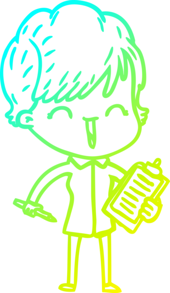 Bir insan tarafından çizilmiş gülen bir karikatür çizimi.