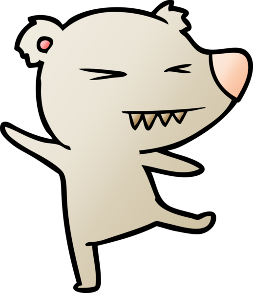 Bir insan tarafından çizilmiş bir çizgi film karakteri.