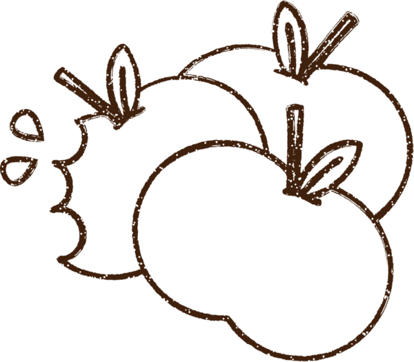 Elma Kömürü Bir insan tarafından çizilmiş