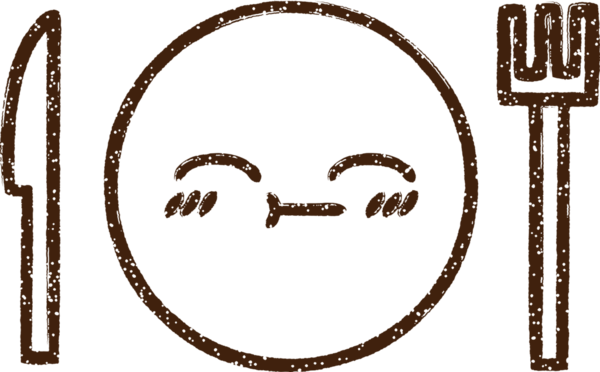 Bir insan tarafından çizilmiş Akşam Yemeği Kömürü Çizimi