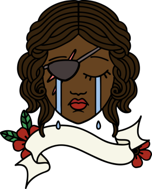 Retro Dövme Tarzı Bir insan tarafından çizilmiş insan düzenbaz karakter yüzü