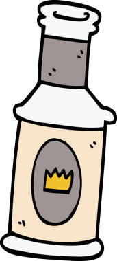 bir insan tarafından çizilmiş alkollü bir içecek.