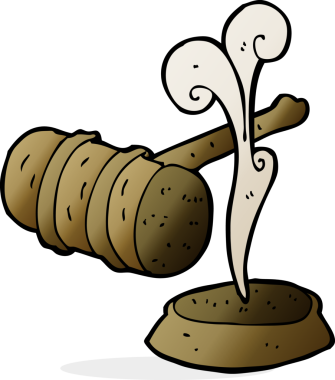 Bir insan tarafından çizilmiş tokmak.