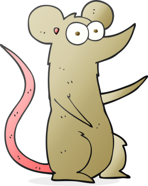 Bir insan tarafından çizilmiş serbest çizim faresi