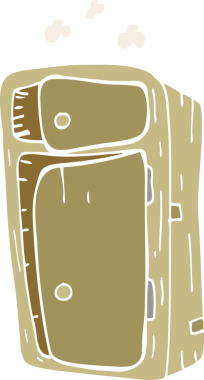 Bir insan tarafından çizilmiş karalama kabini.