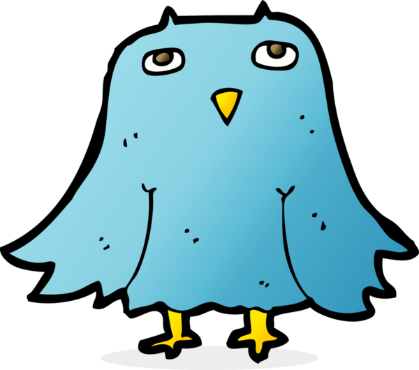 bir insan tarafından çizilmiş bir baykuş.