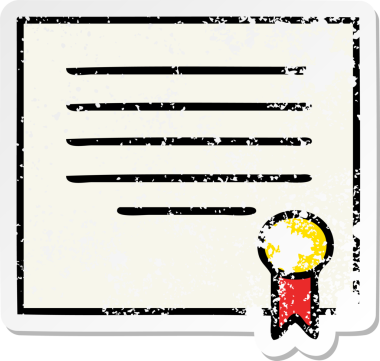 Bir insan tarafından çizilmiş şirin bir karikatür çiziminin sıkıntılı çıkartması.