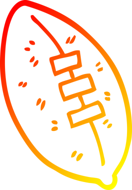 Bir insan tarafından çizilmiş bir futbol çizgi film çizimi.