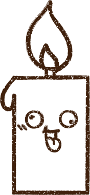 Mum Kömürü Bir insan tarafından çizilmiş