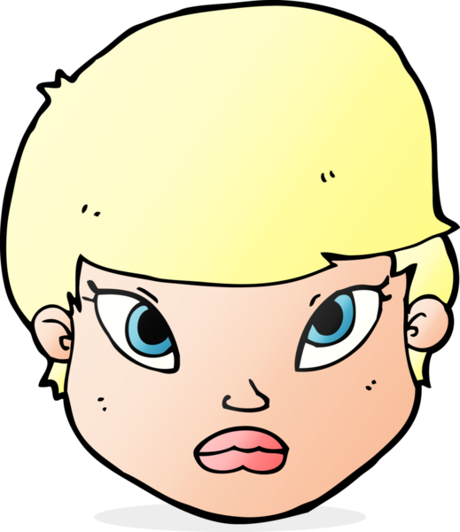 bir insan tarafından çizilmiş ciddi bir yüz.