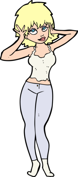 Bir insan tarafından çizilmiş güzel bir kadın.