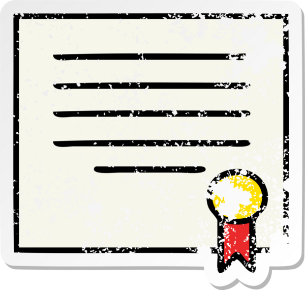 Bir insan tarafından çizilmiş şirin bir karikatür çiziminin sıkıntılı çıkartması.