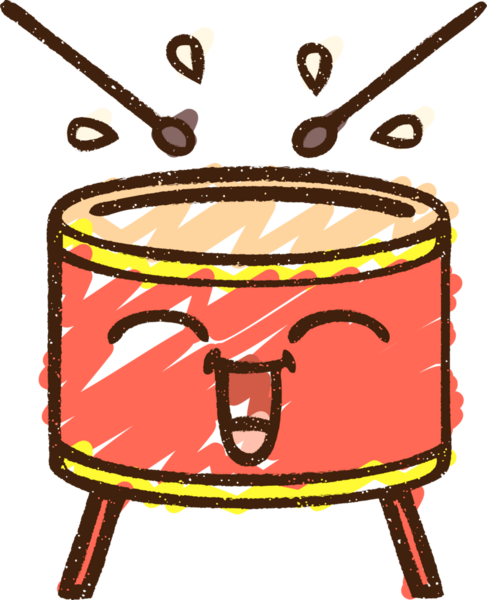 Bir insan tarafından çizilen Davul Tebeşiri