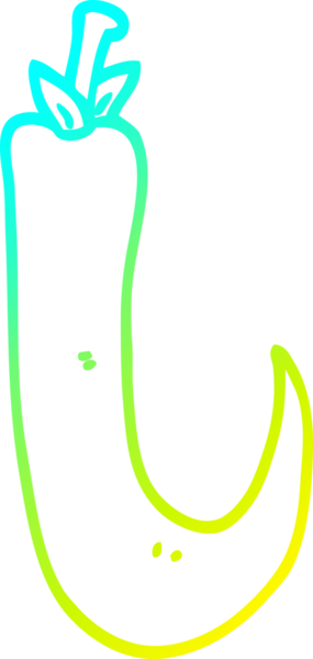 Bir insan tarafından çizilmiş kırmızı sıcak kırmızı kırmızı biber çizgi çizimi