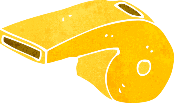 bir insan tarafından çizilmiş çizgi film düdüğü