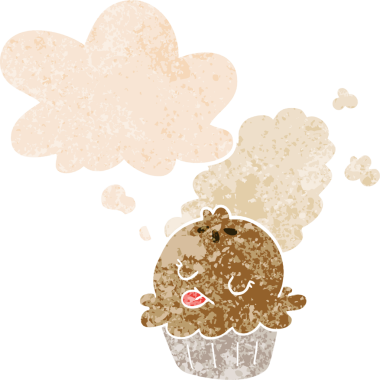 Düşünce baloncuğu ve grunge ile sevimli çizgi film turtası bir insan tarafından çizilmiş sıkıntılı retro desen tarzı