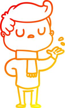 Bir insan tarafından çizilmiş bir çizgi film karakteri.