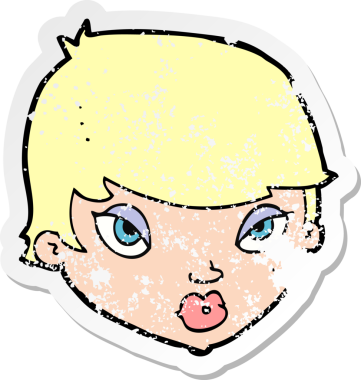 Bir insan tarafından çizilen ve etkilenmemiş bir karikatürün gerilimli yapıştırması.