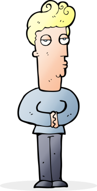 Bir insan tarafından çizilmiş bitkin bir adam çizgi filmi