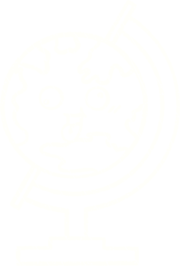 Bir insan tarafından çizilen Dünya Tebeşiri