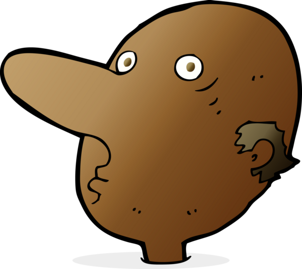 Bir insan tarafından çizilmiş keltoş bir adam.