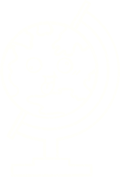 Bir insan tarafından çizilen Dünya Tebeşiri