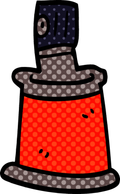 karikatür aersol bir insan tarafından çizilebilir.