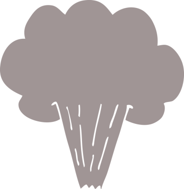 Bir insan tarafından çizilmiş karalama bulutu.