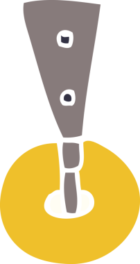 Bir insan tarafından çizilmiş karalama çarkı.