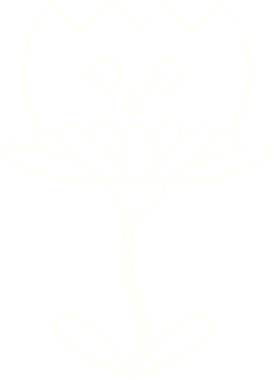 Bir insan tarafından çizilen çiçek tebeşiri