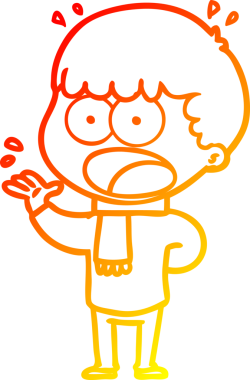 İnsan tarafından çizilmiş bir çizgi film karakteri.