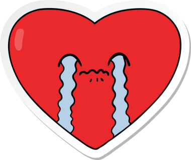 Bir insan tarafından çizilmiş aşk hastalıklı bir kalbin çıkartması.