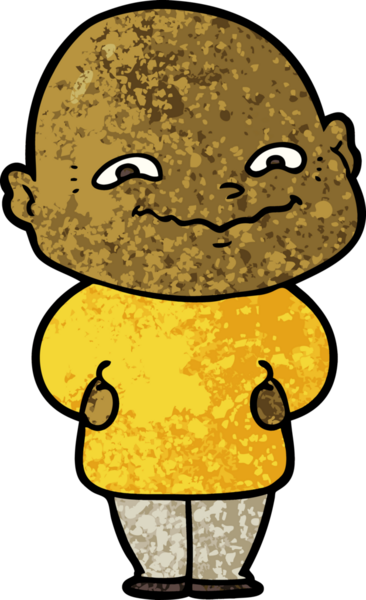 Bir insan tarafından çizilmiş ürkütücü bir çizgi film.