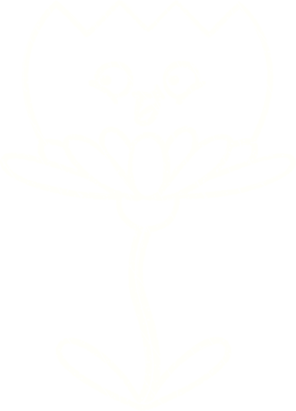 Bir insan tarafından çizilen çiçek tebeşiri